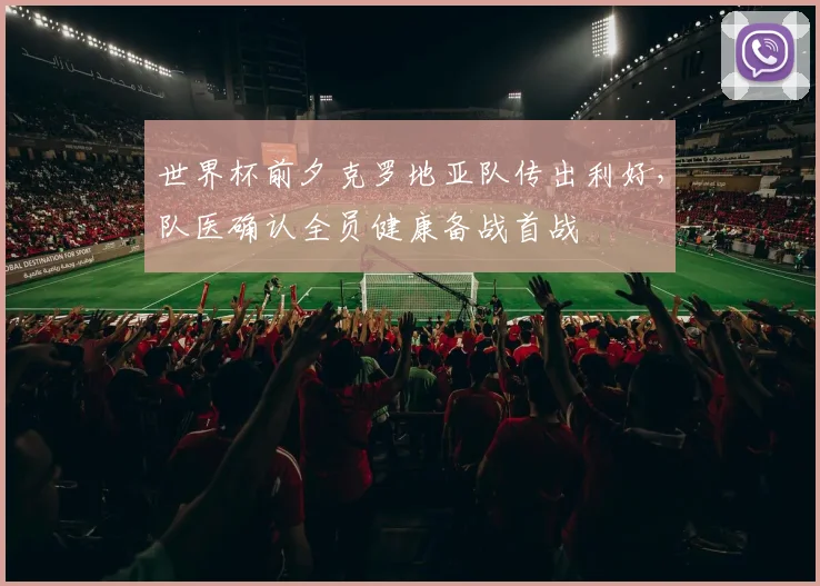 世界杯前夕克罗地亚队传出利好，队医确认全员健康备战首战